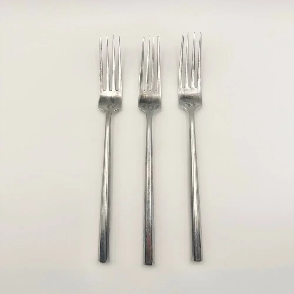 Stanley Roberts Korea York SRBYOR Set of 3 Salad Forks Dinner Forks Oval Spoons